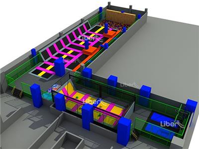 Customized Design Liben Indoor Trampoline Park